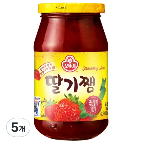 오뚜기_인기_딸기쨈_850g_5개