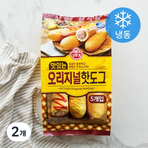 오뚜기_맛있는_오리지널_핫도그_(냉동)_400g_2개