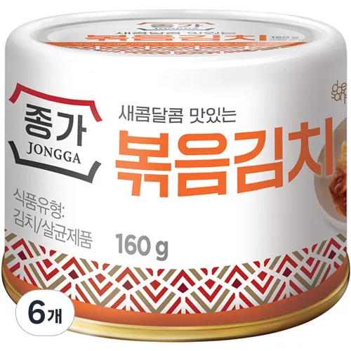 종가_고소한맛_맛있는_볶음김치_160g_6개