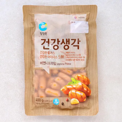 청정원_건강생각_비엔나_프라임_450g_1개