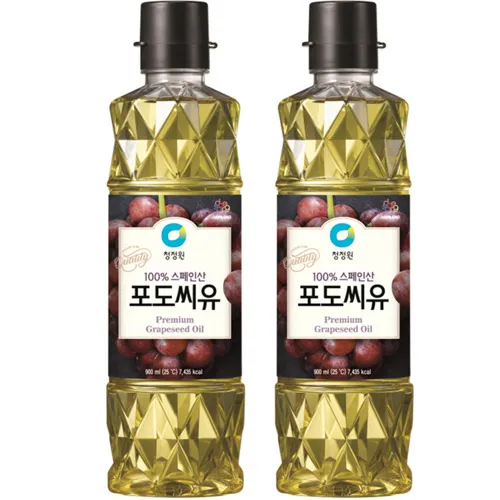 청정원_포도씨유_900ml_2개