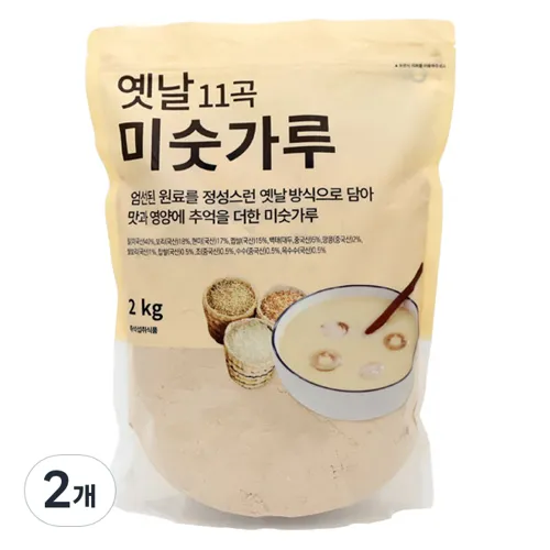 태광선식_옛날_11곡_미숫가루_2kg_2개