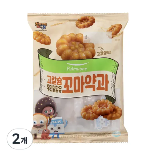 풀무원_우리밀함유_고칼슘_꼬마약과_200g_2개_밀