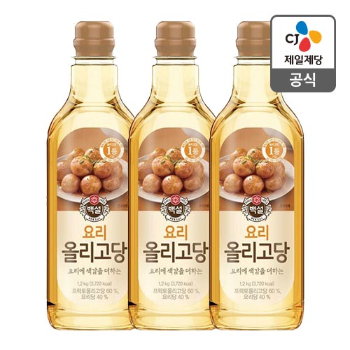 CJ제일제당_백설_요리_올리고당_추천_1.2kg_3개