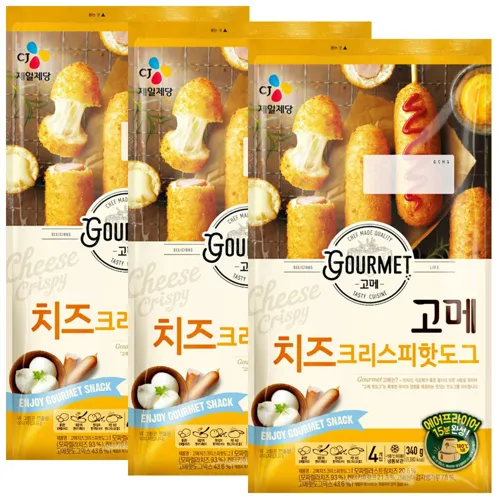 CJ_제일제당고메_치즈_크리스피핫도그425g_425g_3개