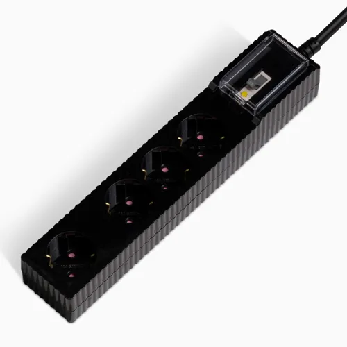 파워존_고용량_웨이브_안전한_멀티탭_누전차단_4구_50cm_1.5m_3m_5m_7m_블랙_1개
