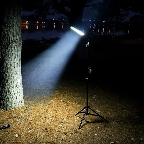 LED_인기_캠핑_랜턴_크레모아_차박_실내_작업등_랜턴걸이_스탠드조명_시즌2_자바라형(스탠드+랜턴)_1개