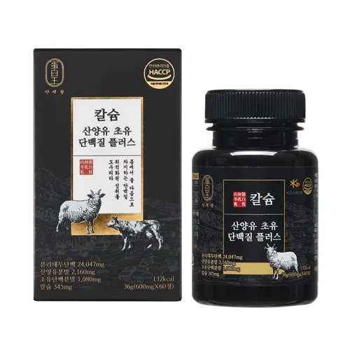 칼슘_산양유초유_초유단백질_산양유단백질_동식물성_단백질_류신_로이신_플러스_60정_중년_장년_보충_제품_1개